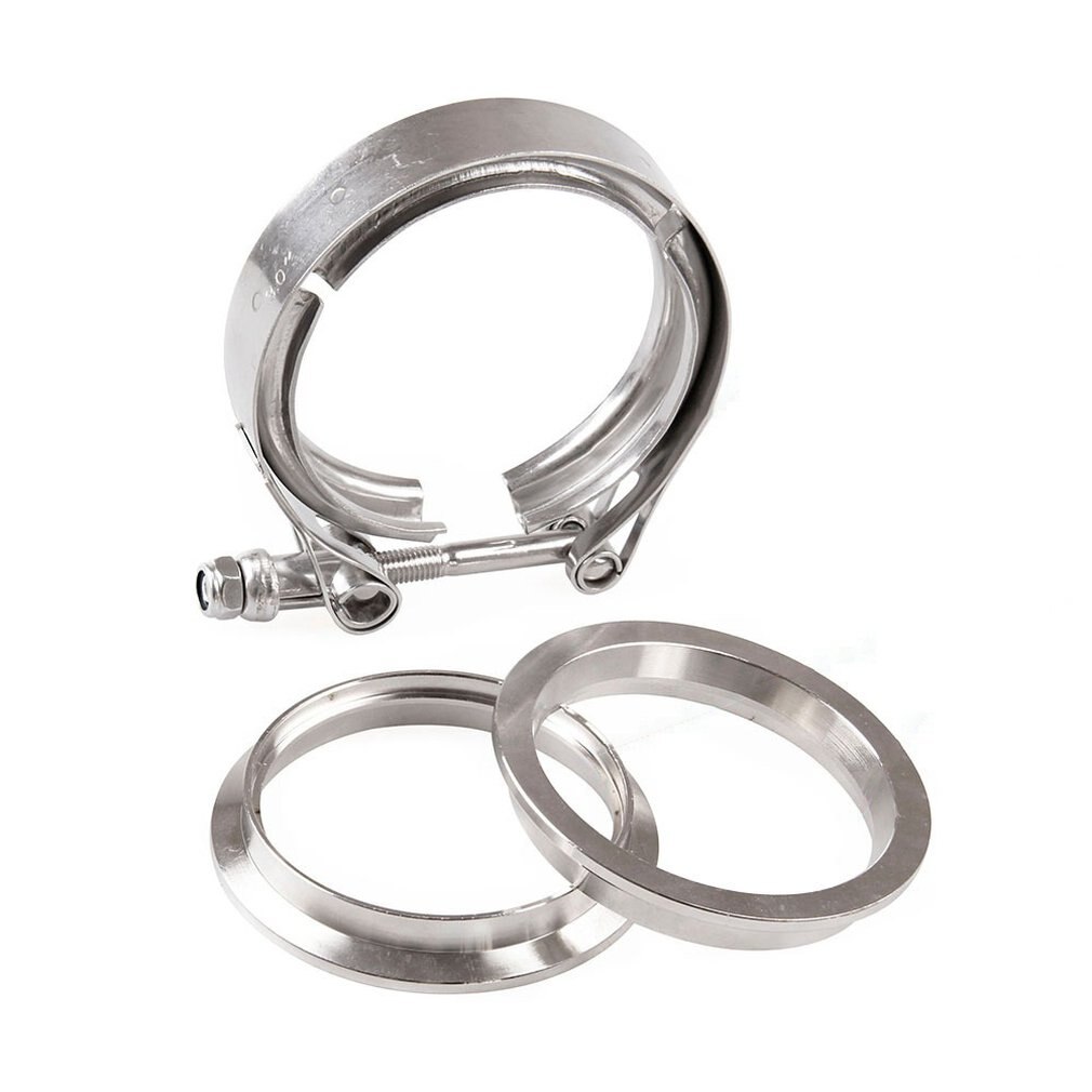 Ss304 v-band Clamp Acero inoxidable M/F 3 V banda Turbo escape Downpipe de portátil