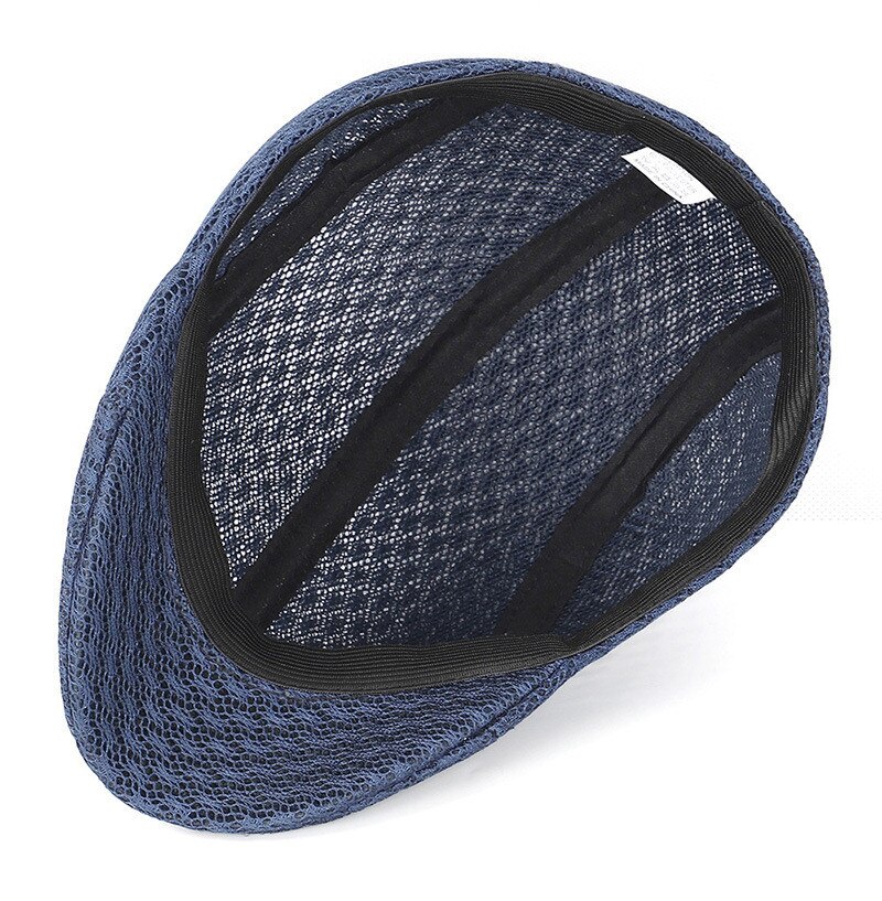 Casquette Plate (gavroche) En Maille Pour Homme - Ajustable - Respirante - Neuf Avec étiquettes