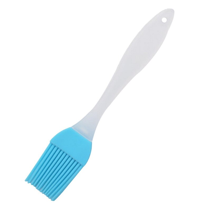 Pincel de silicona multicolor para repostería, pinceles para aceite, pinceles para barbacoa, limpieza para pasteles, pan, mantequilla, utensilios para hornear, herramientas de seguridad para la cocina 21*3cm: Q