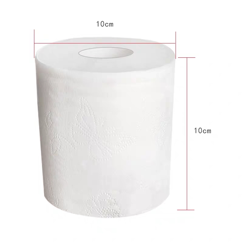 Wit toiletpapier toiletrol tissue rol verpakking  of 10 4- laags papieren handdoeken tissue huishoudelijk toiletpapier toiletpapier