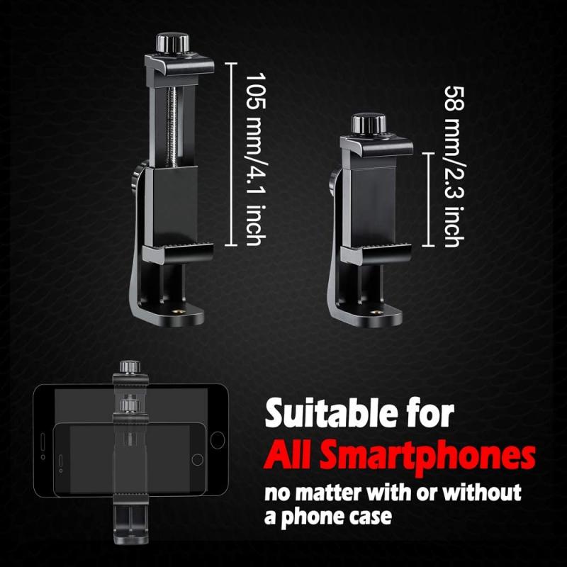 Neue Stativ Halfter Handheld Stabilisator Telefon Clip Montieren Erweiterbar Drehbare Für Iphone Samsung Huawei Xiaomi Yi Aktion Kamera