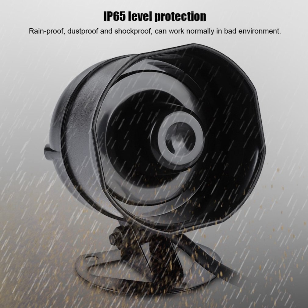 Small Siren Alarm Horn Audio Speaker Outdoor Voice Broadcast Support micro Playback Speech Customization