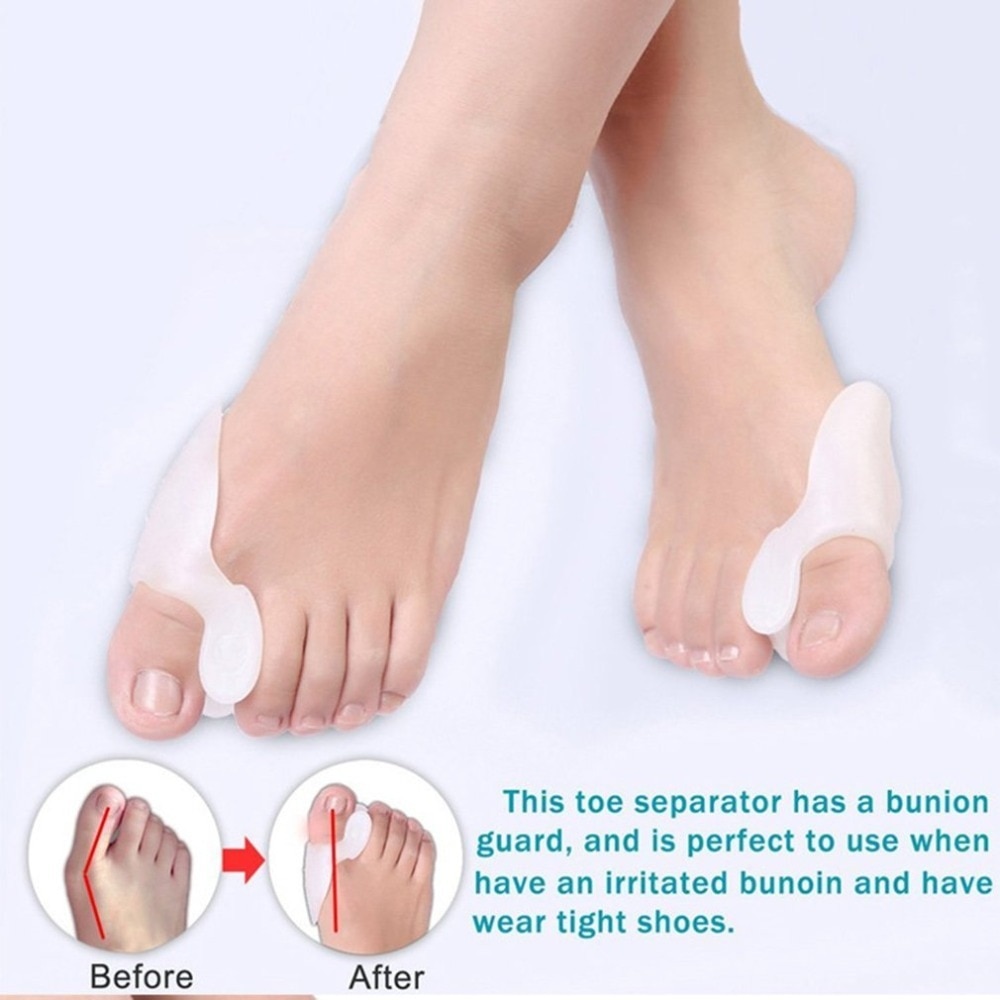 7PCS/SET Bunion Sleeves Hallux Valgus Corrector Alignment Toe Separator Metatarsal Splint Orthotics Pain Relief Foot Care Tool