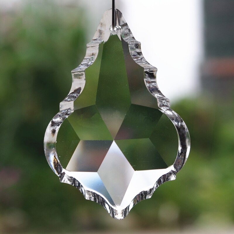 Clear Kroonluchter Glas Kristallen Lamp Prisms Onderdelen Opknoping Druppels Hangers 38Mm 28TC