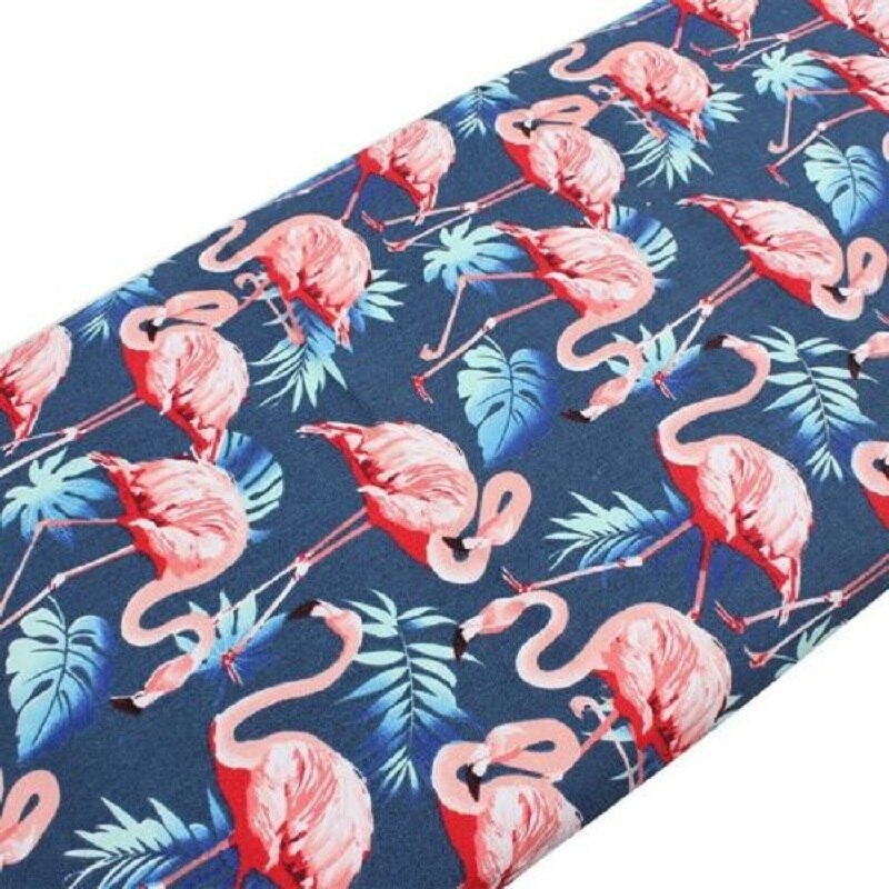 140*50cm Ironing Board Cover Marble Cloth Flamingo Printed Ironing Board Cover Protective Non-slip Thick Colorful for Home Clean