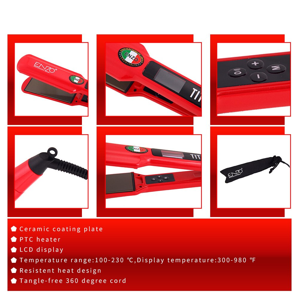 WEIDZ – fer à friser pour cheveux, 2 pouces, plat, lisseur, Styler , lissage, multi-styler