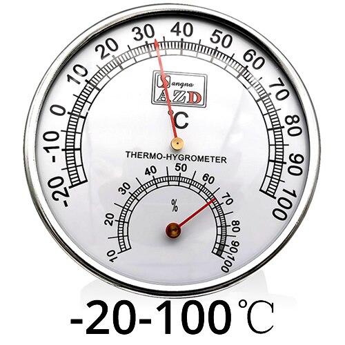 Sauna Thermometer 0-120 -20-100 Thermo Hygrometer DIAL: 02