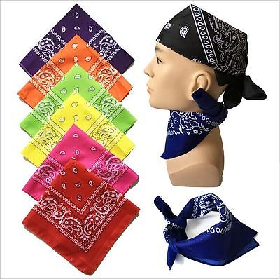 Newest Scarf Headband Bandanas Head wrap Cotton Head Wrap Neck Wristband Handkerchief Black White Pink