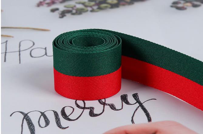 10M 25Mm Breedte Rood Wit Blauw En Groen Polyester Lint Diy Naaien Kleding Accessoires Materiaal Rand Trim decoratie