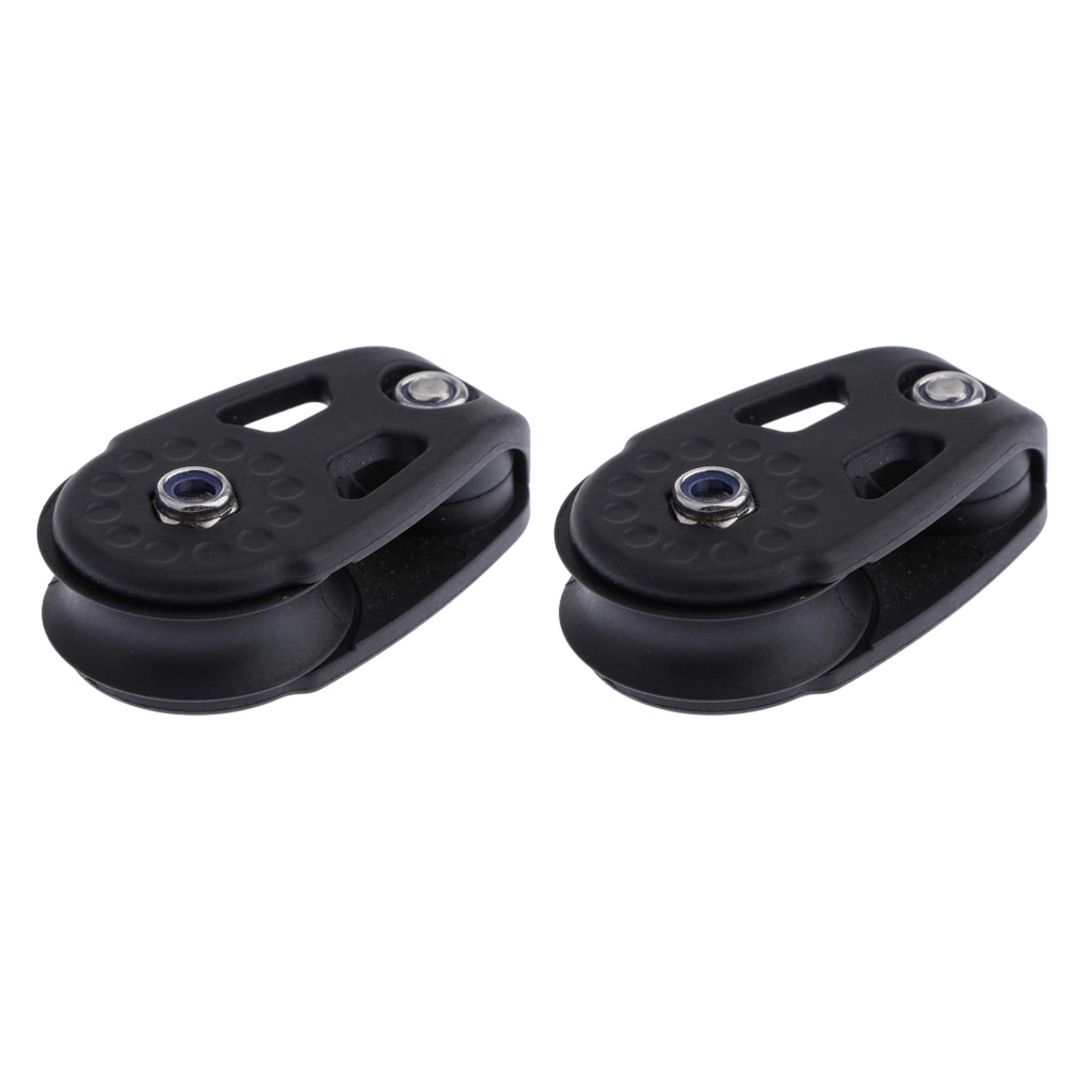 2 Packs Kayak Boat Pulley Block Marine Sheave Lifting Wheel Accessories Hardware