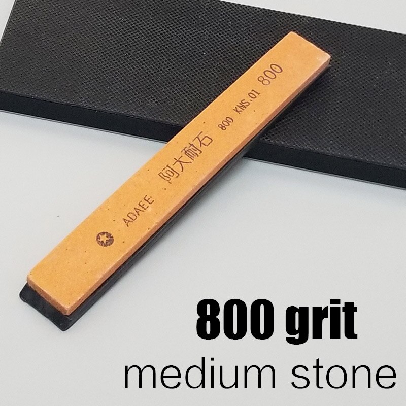 180 400 800 grain fixe angle meule meuleuse pierre à aiguiser polonais hone humide couteau système outil cuisine Abrader moudre pierre aiguiseur: 800 grit