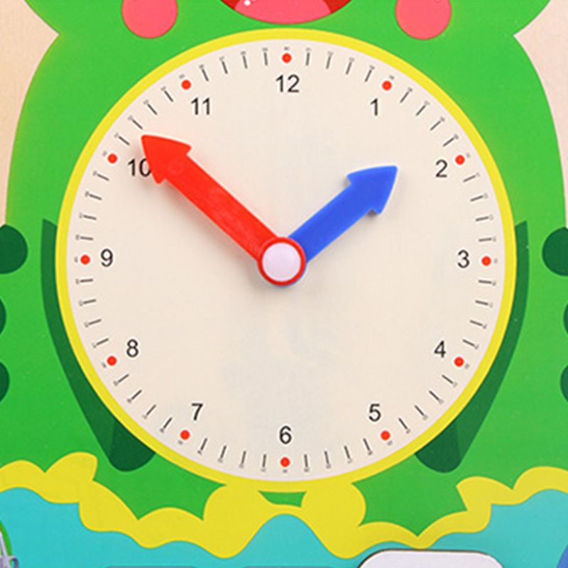 Reloj calendario multifunción juguetes educativos de aprendizaje preescolar para niños, niñas, Chico,