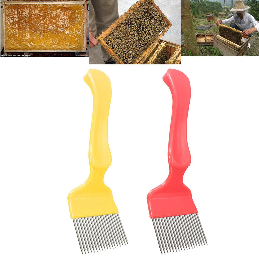 Stainless Steel Honey Comb Beekeeping Tine Uncapping Fork Hive Tool Beekeeping Tool