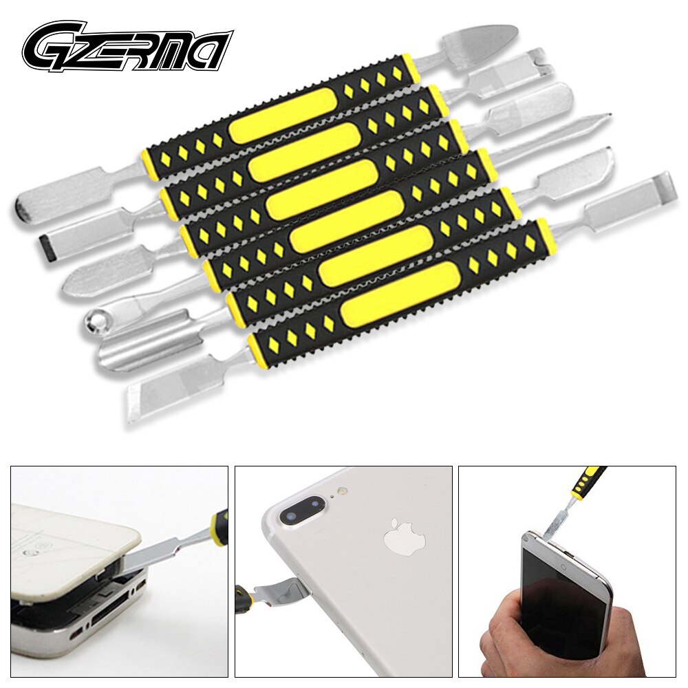 6pcs Dual Ends Stainless Steel Metal Spudger Kit Pry Opening Repair Tool Sets for iPad iPhone Laptop Pry Opening