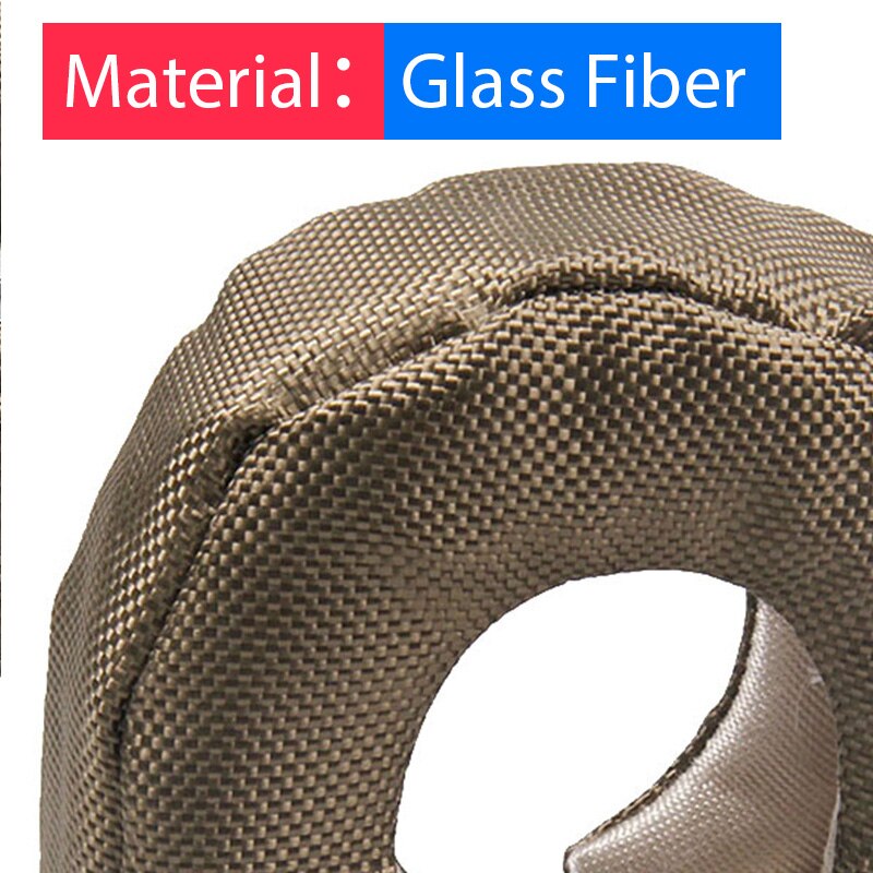 Universal Car T3 Titanium Turbo Blanket Heat Shield Turbocharger Cover Turbo charger Cover Wrap Fit For T2 T25 T28 GT30 T35