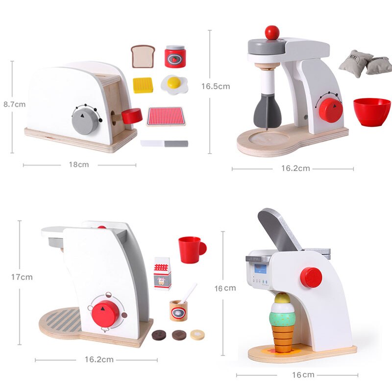 Kitchen Toys Imitated Chef Pretend Cooking Food Play Dinnerware Set Safe Cute Children Girl Wooden Educational Toy Game