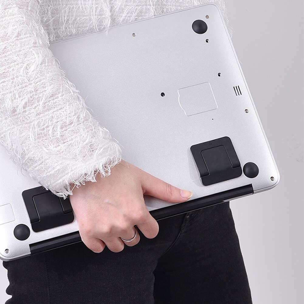 Mini Portable Invisible Laptop Holder Adjustable Cooling Stand Foldable Multifunctional Holder 1Pair For Laptop Notebook