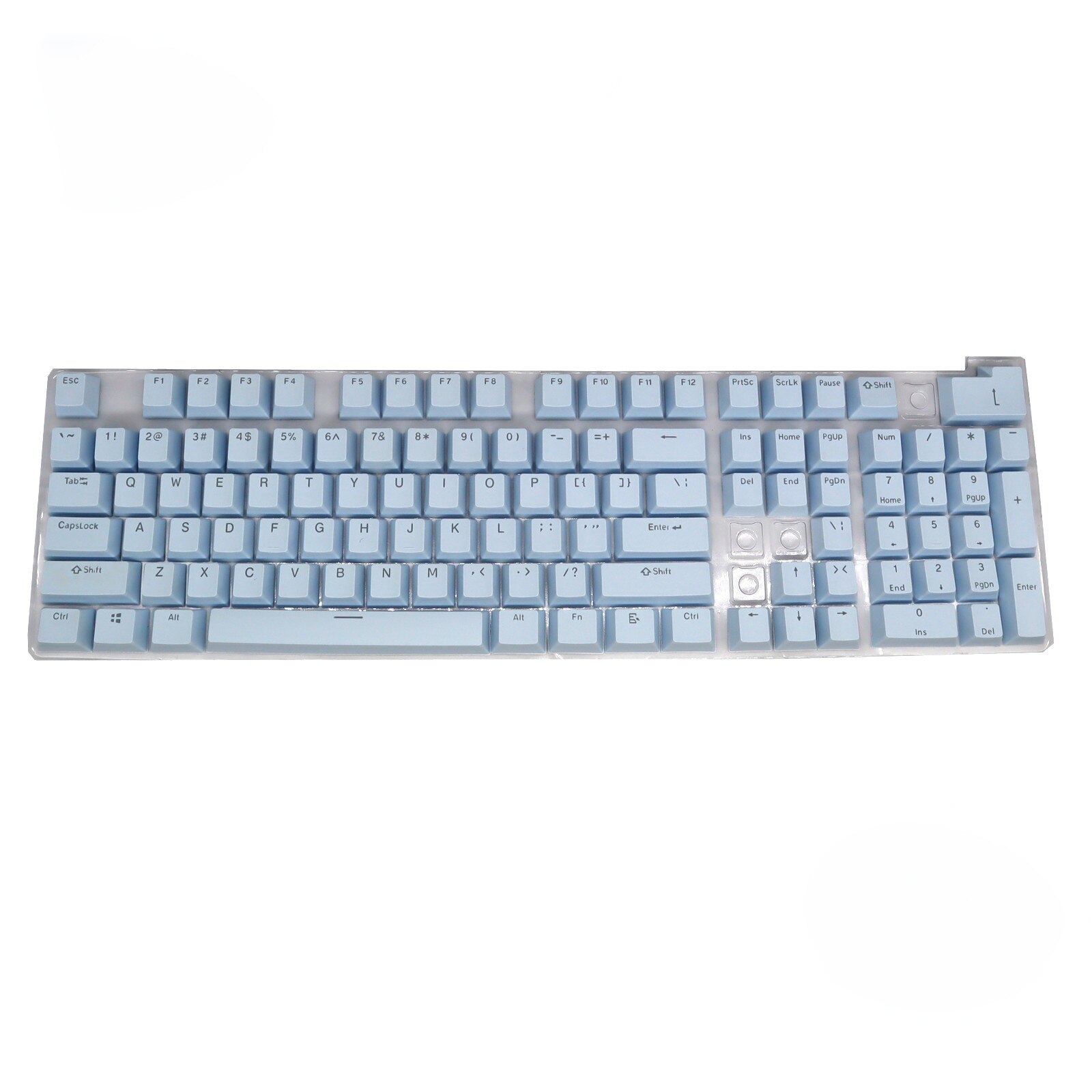 PBT 104 Keys Keycaps For Logitech K845 Multi-color Switch Keycap Replacement Translucent Keycaps Backlit Key Caps Stock