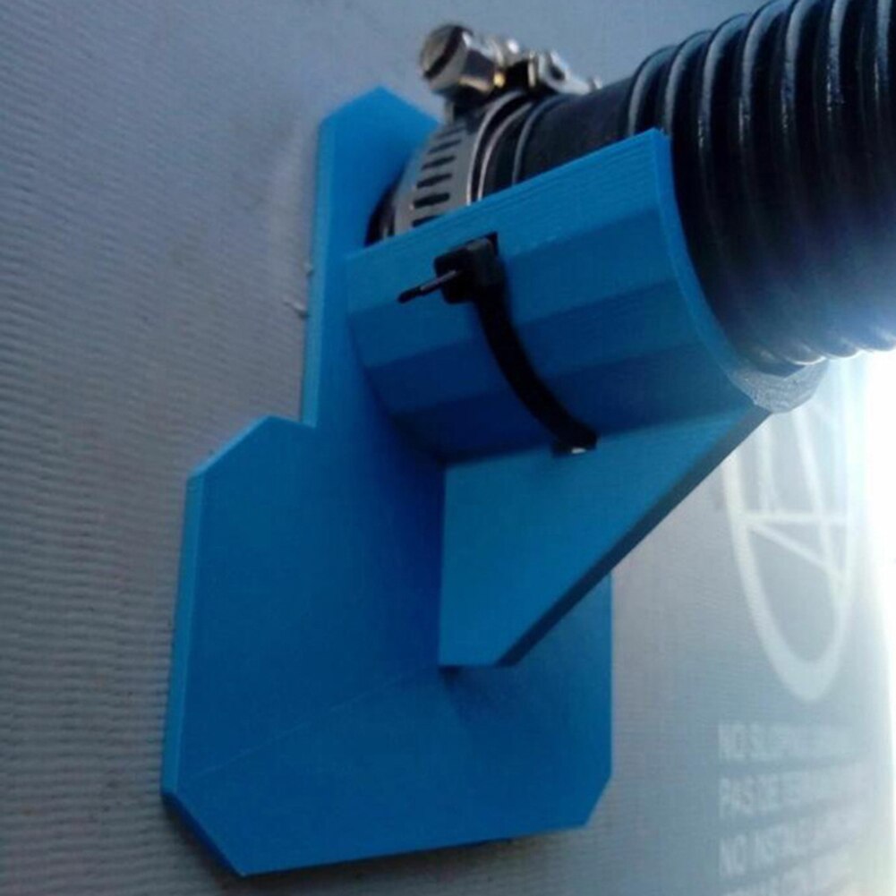 Swimming Pool Pipe Holder Hard ABS Swim Pool Pipe Holder Mount Supports Hose Outlet with Cable Tie Porta-cachimbos para piscina