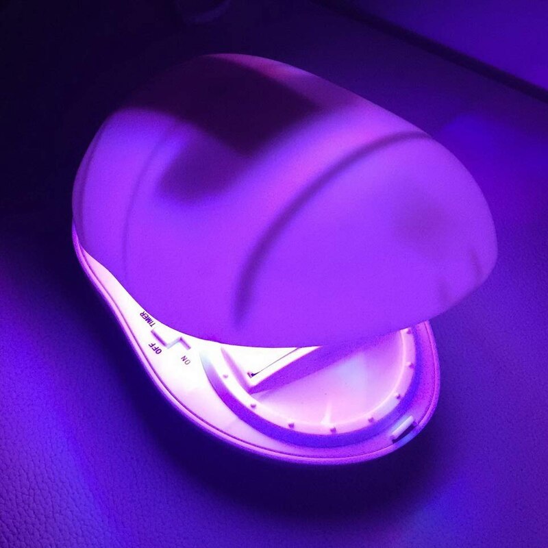 Regenboog Projectie Lamp Led Kleur Nachtlampje 3 Modi Projector Stijl Eivormige Tafellamp Voor Kinderen Slaapkamer Thuis decor