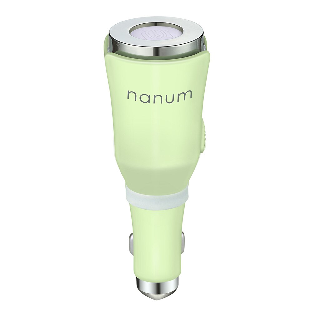 M tulipán difusor de Aroma para coche, purificador de aire, cargador de coche, elimina el olor de la fragancia, martillo de seguridad USB, negro, blanco, azul, Rosa, Verde: green