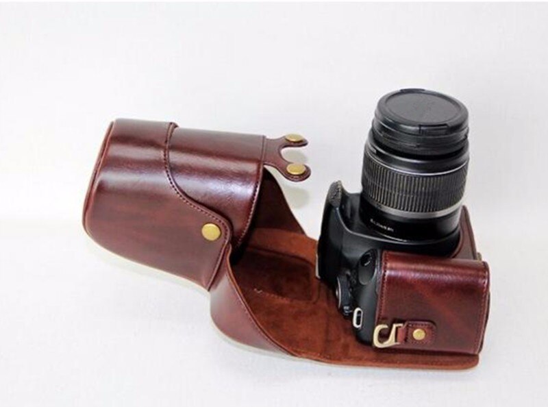 Camera Case Bag For Canon EOS 700D T5i 650D T4i 600D T3i 750D 760D PU Leather SLR DSLR Case