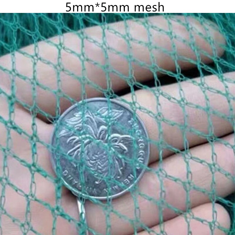 Halvfabrikat nettverk til fiskemerd lite nettingnett til nettingpose fiskepose fisketilbehør utendørs verktøy oppdrettsnett