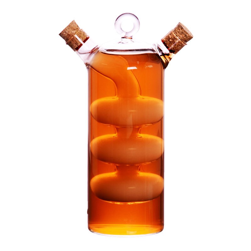 High Capacity Cocktail Vodka Brandy Whiskey Cup Sharing Mugs Transparent Double Tube Glass Personality Barware Club Cup: Square