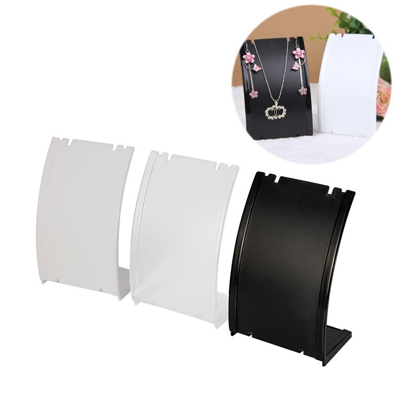 Hanger Ketting Ketting Oorbel Buste Neck Plastic Display Standhouder Showcase L4ME