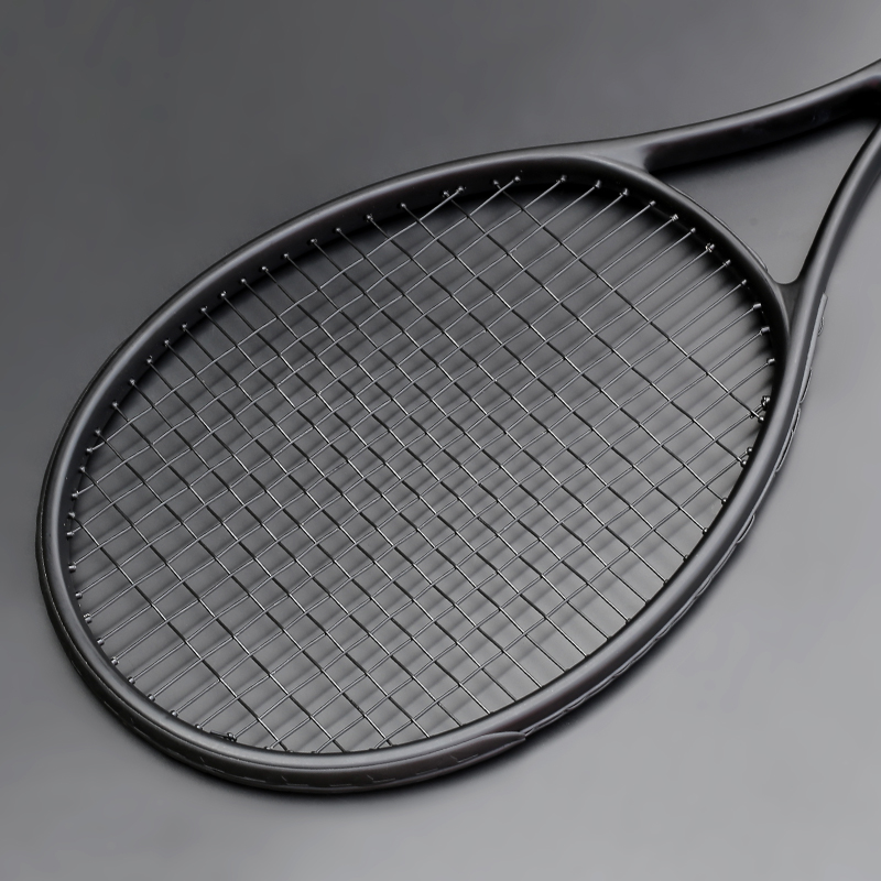 40-55 LBS Ultralight Black Tennis Rackets Carbon Raqueta Tenis Padel Racket Stringing 4 3/8 Racchetta Tennisracket racquet: black