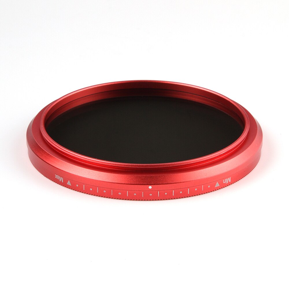 FOTGA Ultra cienki filtr ND 49/52/55/58/67/72mm Fader regulowana zmienna ND filtr obiektywu ND2 ND8 ND400