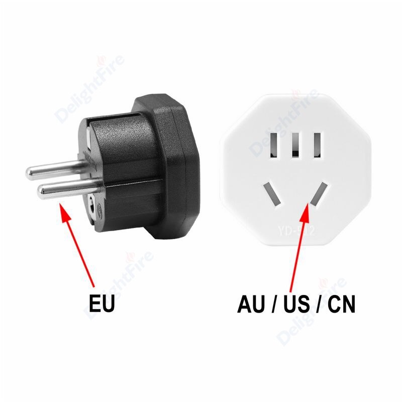 Usa/Au/Cn Naar Eu Europese Converter Adapter 250V 16A Stopcontact Travel Adapter Universele Wall Charger power Plug Socket