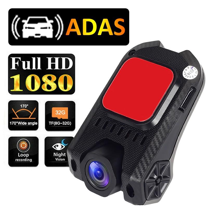 Adas Auto Dvr Camera 1080P Full Hd Dash Cam Draagbare Usb Auto Camera Video Recorder 170 Graden dashcam Voor Android Systeem