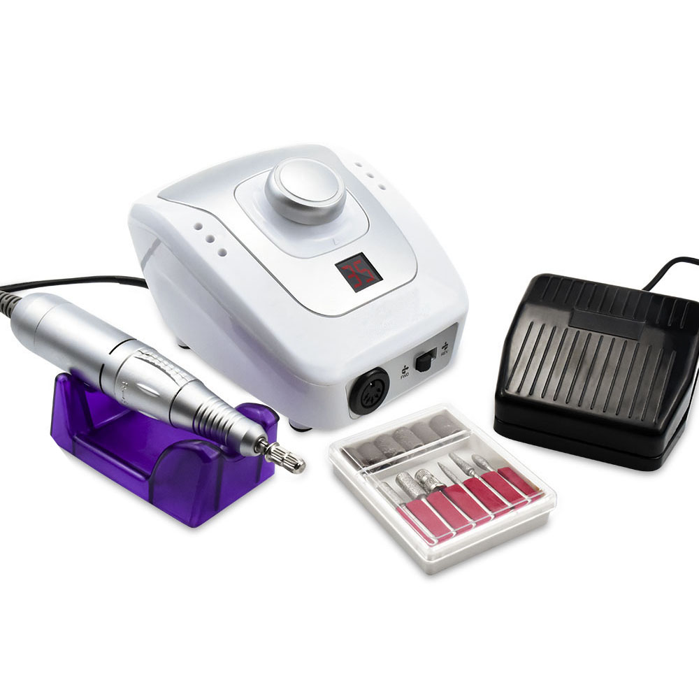 Electric Nail Drill Machine 32W 35000RPM Manicure Machine Milling Cutter For Manicure Pedicure Accessories Nail Art Tool