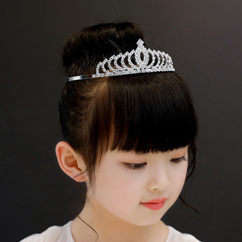Menina coroas tiaras baile de aniversário festa de casamento tiaras princesa coroa de casamento acessórios de cabelo jóias hairbands ornamento