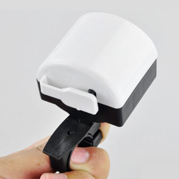 Loud Bike Electronic Horn Cycling Bicycle Handlebar Ring Bell Horn with battery INTE99