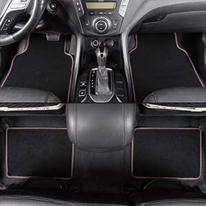 Kalaisike universal bil gulvmåtte til haval alle modeller  h3 h4 h1 h2 h6 h7 h5 h8 h9 m6 h2s h6 coupe bil styling biltilbehør: Sort