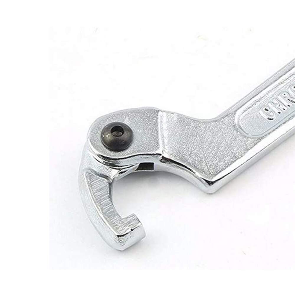 1 pz dado tondo chiave a mezzaluna regolabile chiave a testa tonda strumento dadi bulloni attrezzo manuale 19-51mm 32-76mm 51-121mm