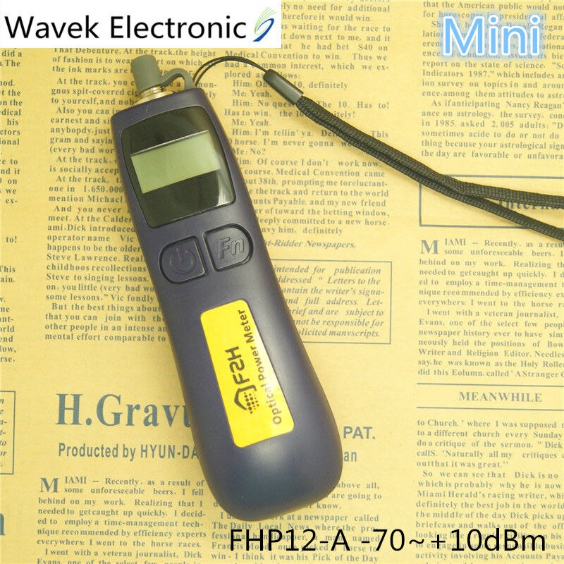 Handheld Grandway Mini Ftth Fiber Optische Power Meter FHP12-A Glasvezel Kabel Tester-70dBm ~ + 10dBm