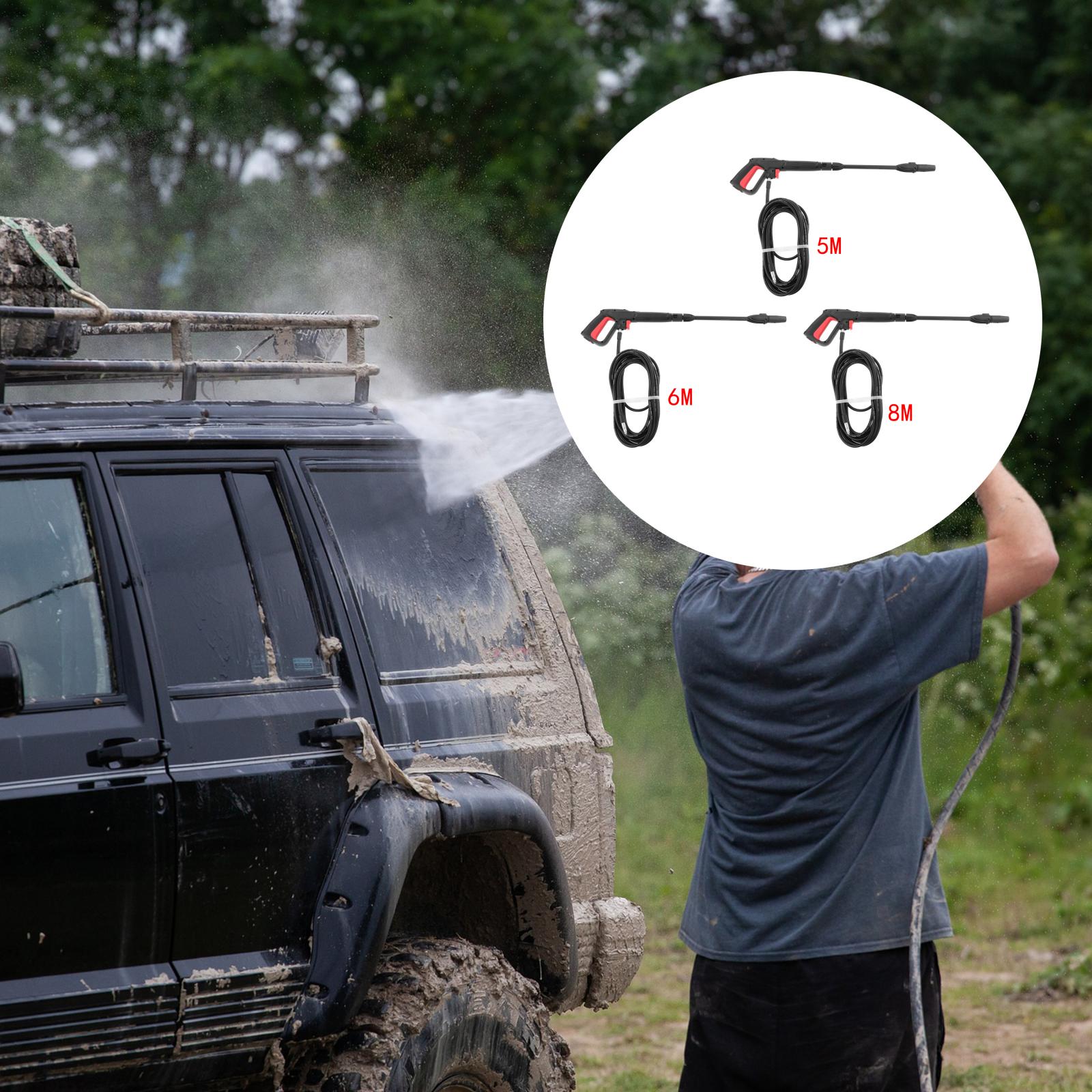 Pressure Washer Foam Wand Quick Release Nozzle Spray Gun with Hose for Bosch AQT Car Ground Floor Wall Cleaning Tool