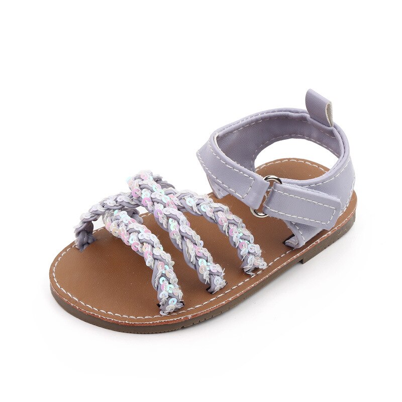 Sommerliche lauflernschuhe für mädchen, Ideal für geburtstagsfeiern, funkelnde kristall-kristallschuhe, weiche kleinkinderschuhe für 0-18m- jährige, Baby-sandalen