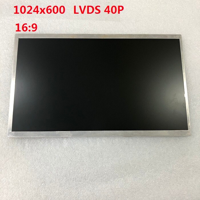 10 tela lcd da polegada 1024x600 b101aw03 v.1 16: 9 tela lcd da relação do pino de lvds40