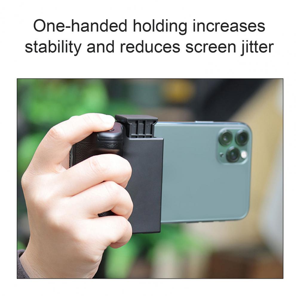 REMAX CapGrip Phone Handheld Selfie Booster - Bluetooth Remote Control - 1/4" Screw Mount - ABS Metal