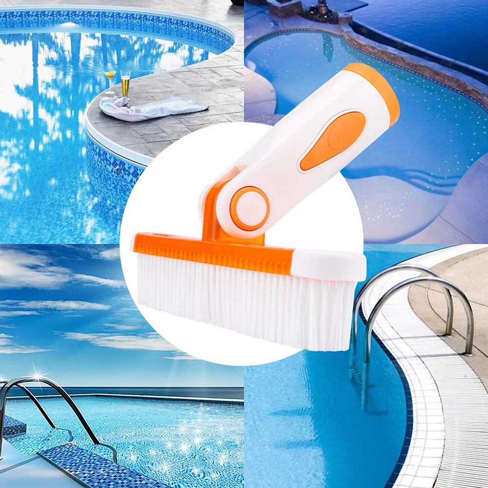 Piscine Brosse Outils De Nettoyage de Plancher de Mur Brosse Balai Nettoyeur Autolaveuse