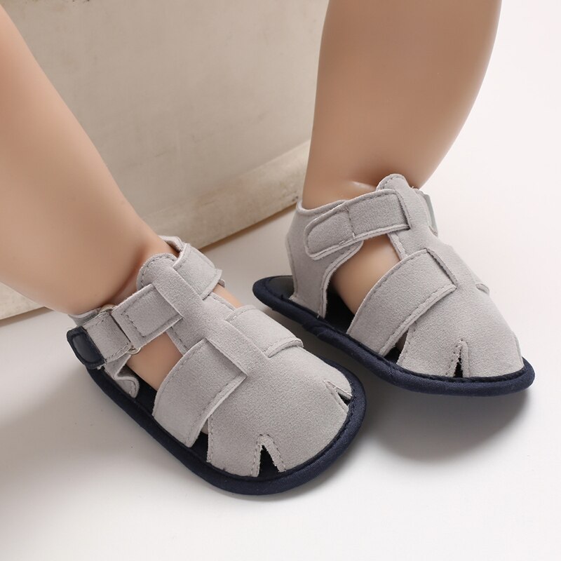 0-18 monate Baby Junge Kleinkind Weiche Sohle Prewalker Sandalen freundlicher lässig Sandalen Schuhe Sommer Baby Schuhe 3C09: B / 7-12 Monate