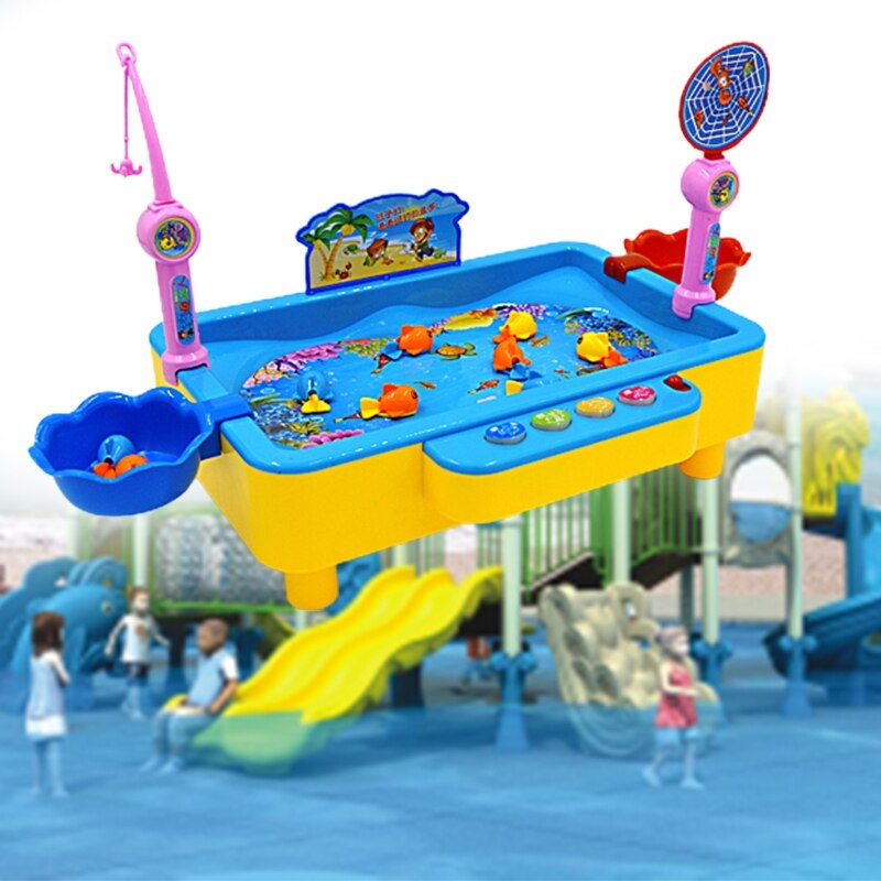 Premium Interessant Speelgoed Kinderen Elektromagnetische Vissen Speelgoed Met Muziek En Verlichting Educatief Speelgoed Interactief Speelgoed Games