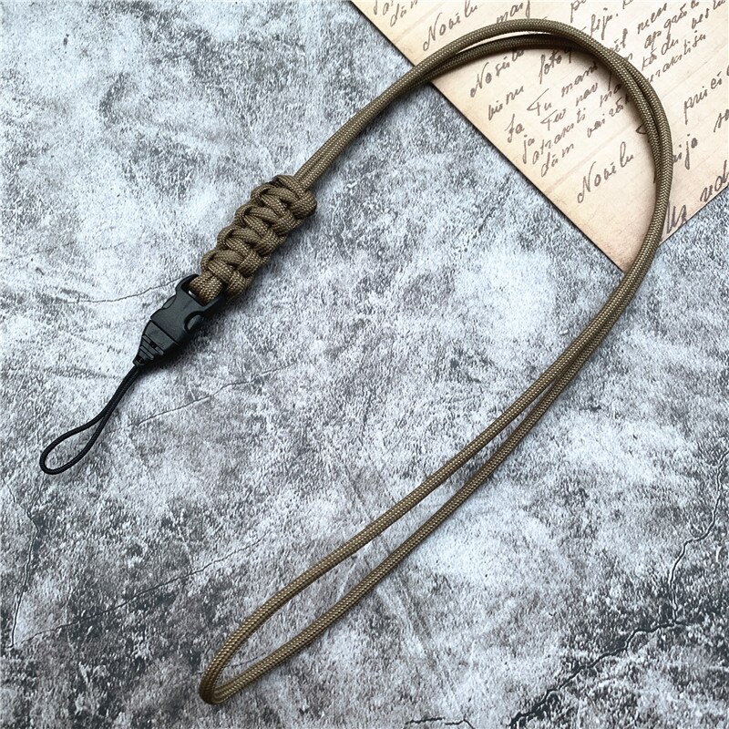 Tissage sangle de téléphone lanière cou corde lanière pour clés carte d'identité sangles de téléphone portable collier extérieur main sangle de téléphone pour iPhone: Rose