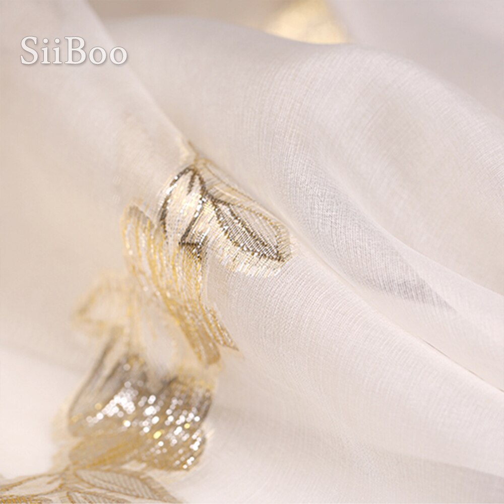 gold metallic silk organza fabric apparel for women spring summer dress DIY jacquard cloth telas stoffe meterware SP5997