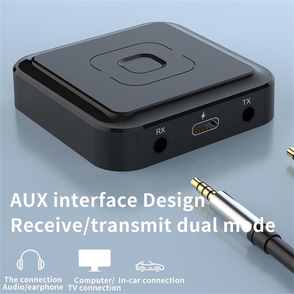5.1 bluetooth-adapter, drahtloser empfänger/sender, 3- -1 -anschlüsse für auto, tv 3.5mm computer, lautsprecher, freisprechfunktion