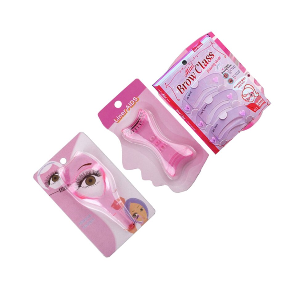 2 Set Professionele Spruw Uuseful Wimper Pads Eyeliner Patches Makeup Tools Voor Vrouw (Set 1 En Set 2)